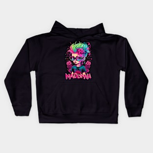 Madonna Rock Girl Kids Hoodie